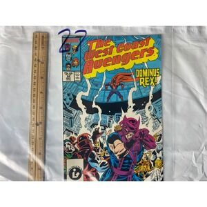 The West‎ Coast Avengers #24 Comic Book 1987 Marvel Comics Dominus Rex
